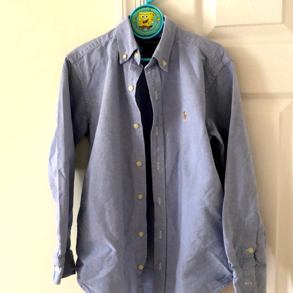 Ralph Lauren Boys Size 12 chambray Blue Classic